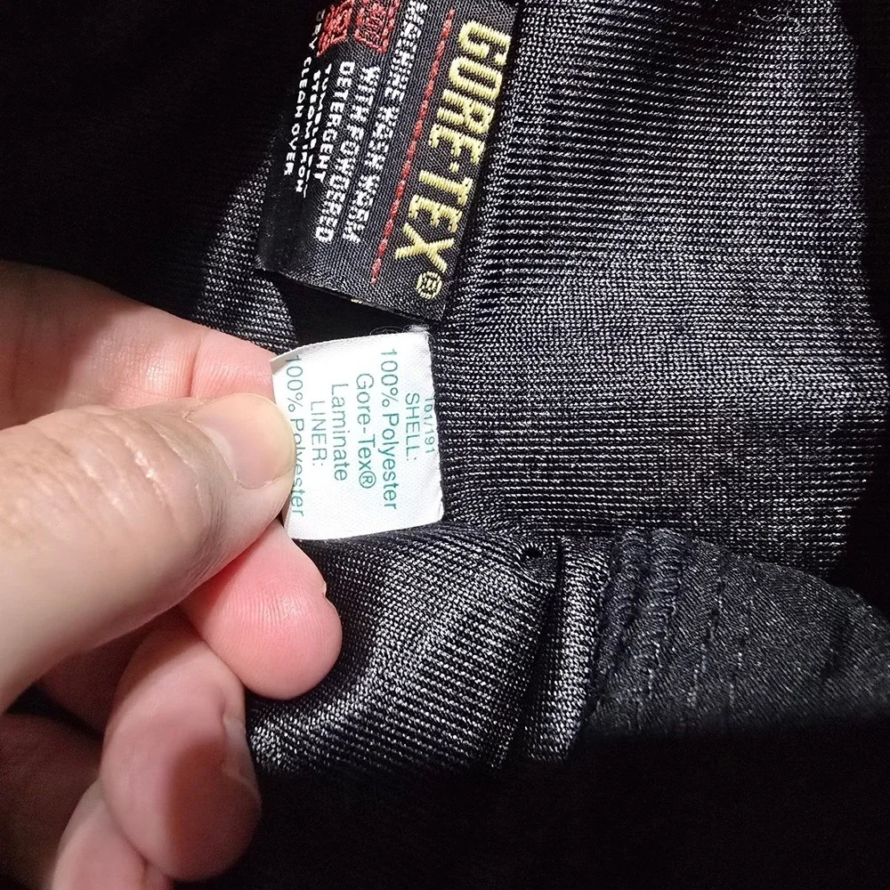 Forrester's Gore-Tex Rain Pants Mens Large Black Waterproof Zipper Leg Utility